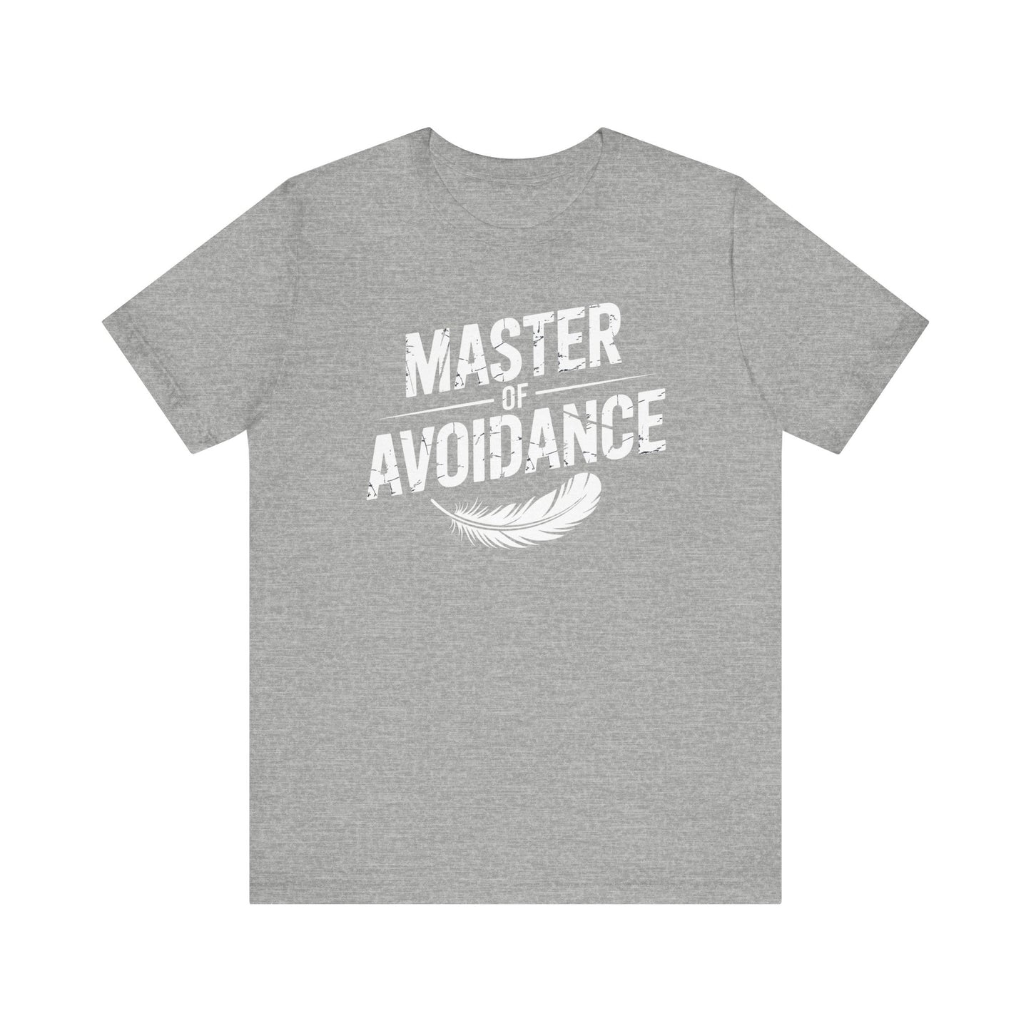 Master of Avoidance – Bold Distressed T-Shirt