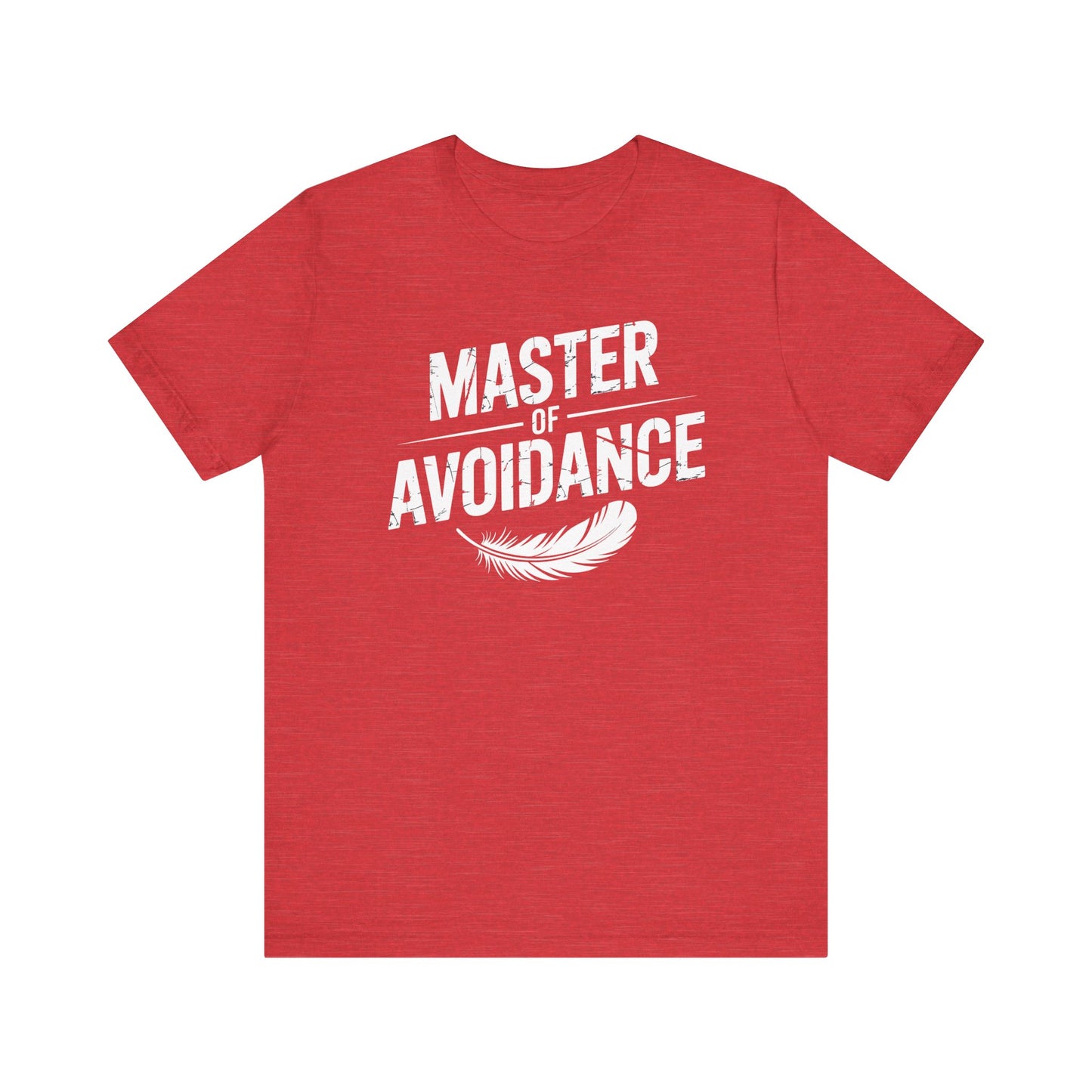 Master of Avoidance – Bold Distressed T-Shirt