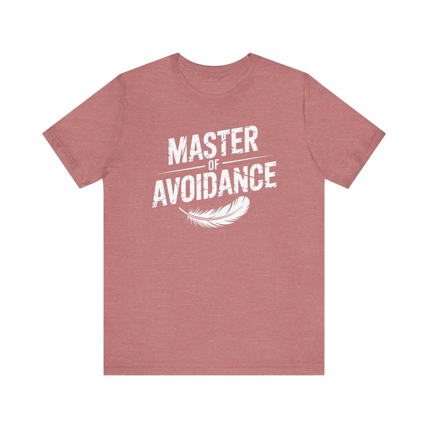 Master of Avoidance – Bold Distressed T-Shirt