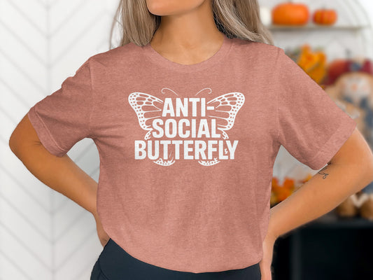 Anti-Social Butterfly Graphic Tee product