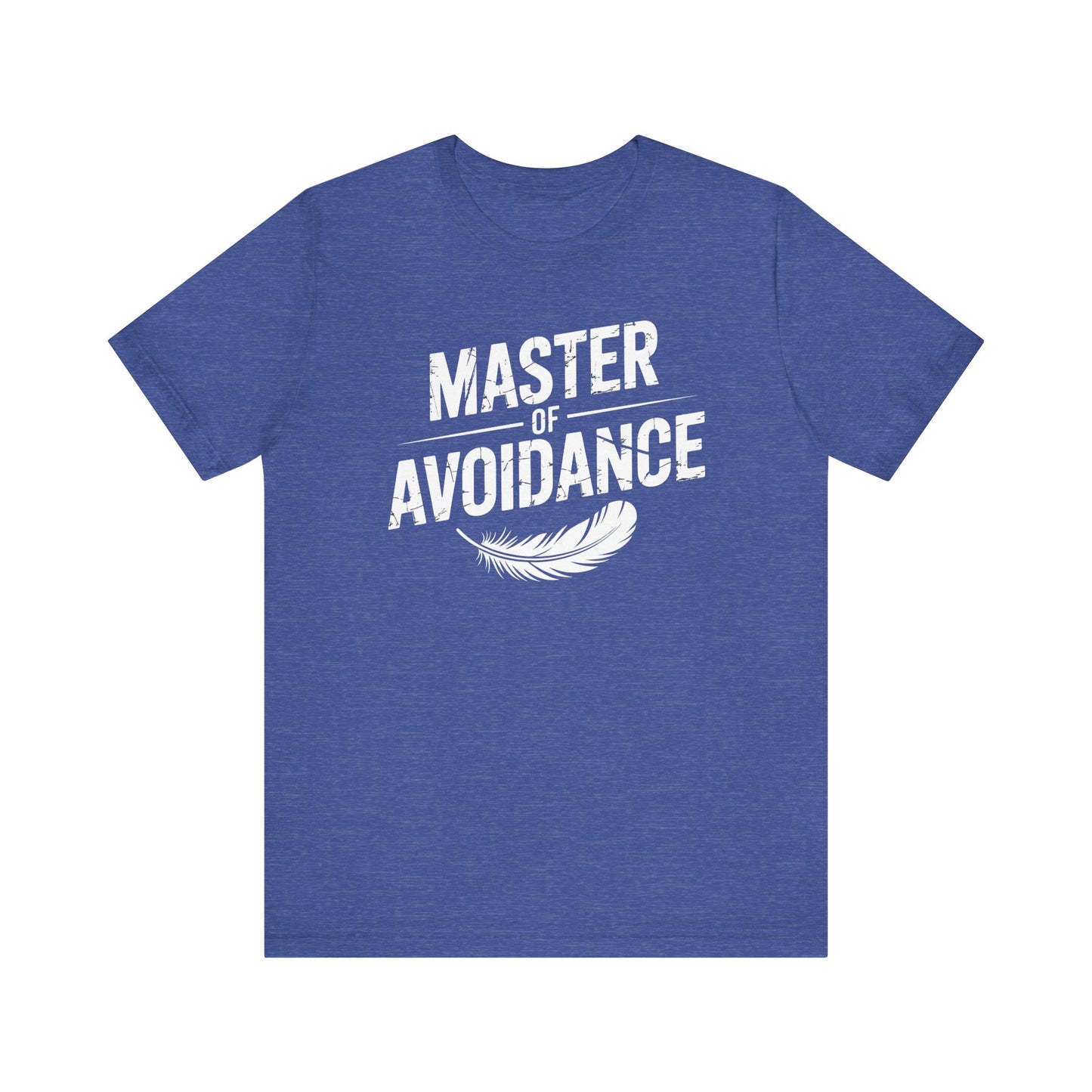 Master of Avoidance – Bold Distressed T-Shirt