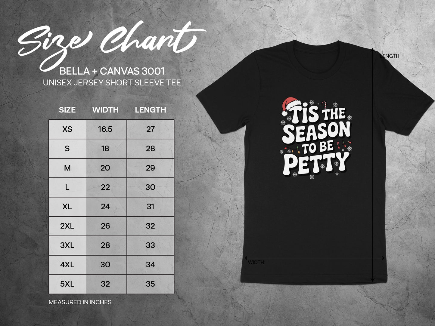 'Tis The Season To Be Petty Short Sleeve Tee product type