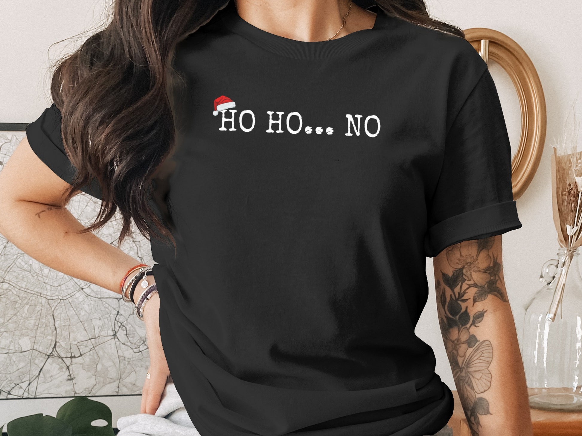 Funny HO HO NO Christmas T-Shirt for the Holiday Season