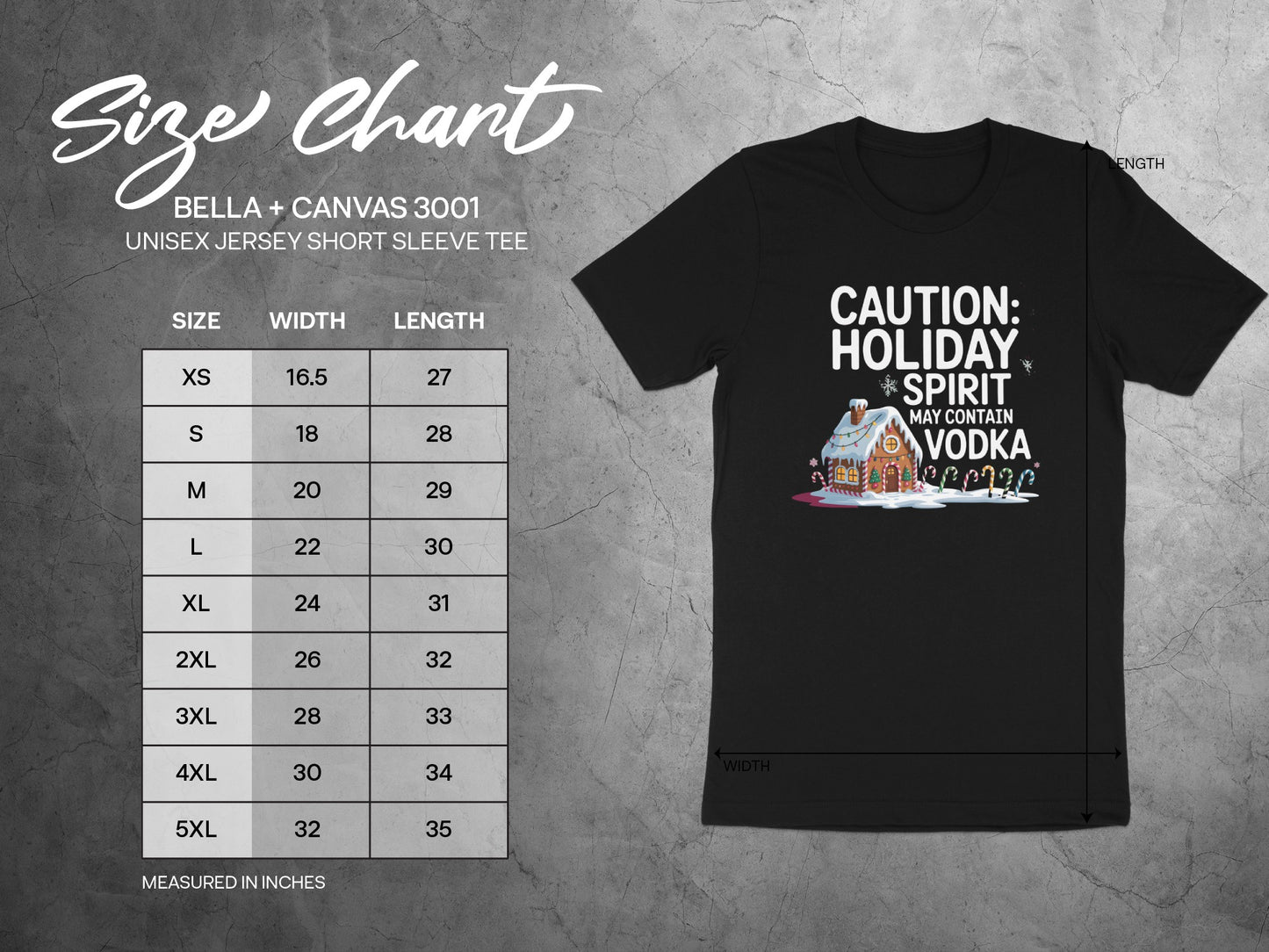 Caution Holiday Spirit May Contain Vodka tee product