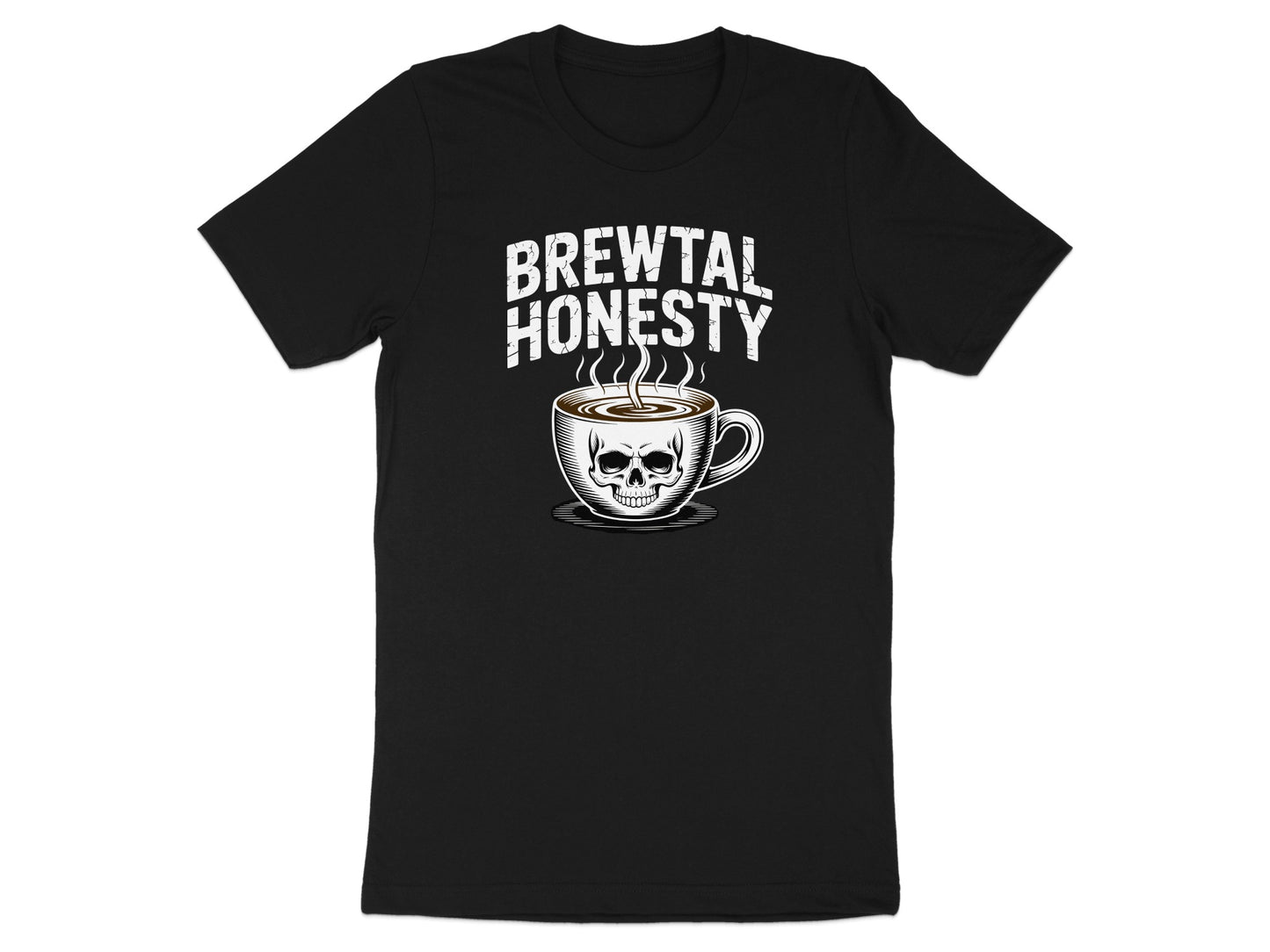 Brewtal Honesty Coffee Skull Graphic T-shirt product type