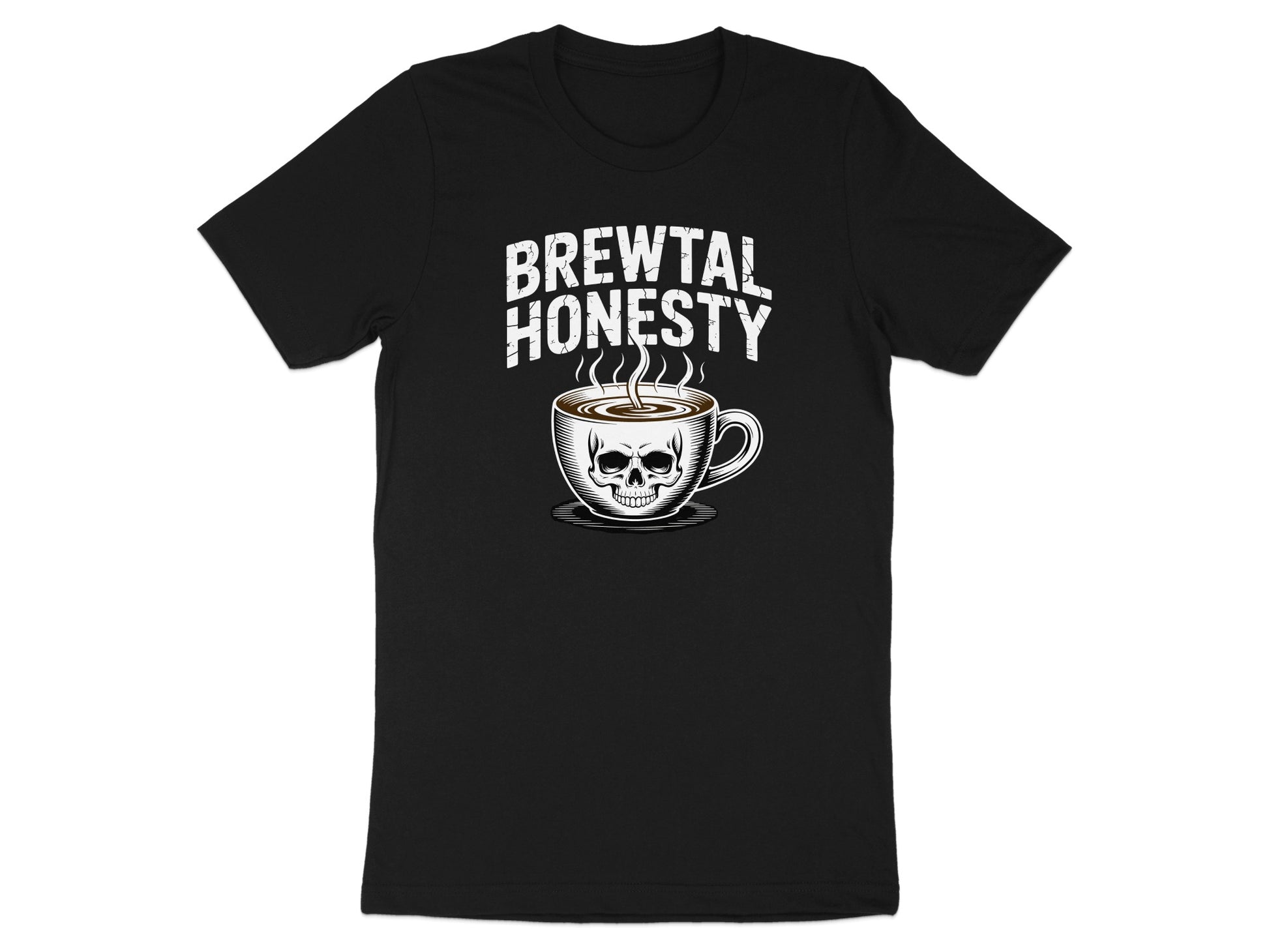 Brewtal Honesty Coffee Skull Graphic T-shirt product type