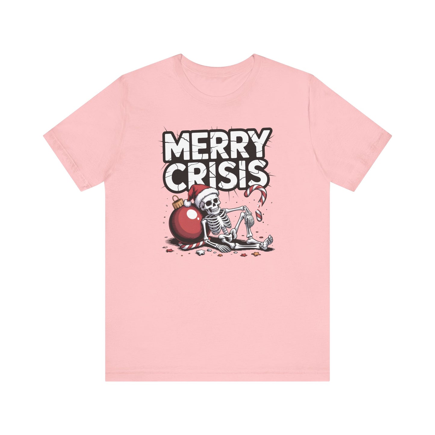 Merry Crisis | Dark Humor Christmas T-Shirt