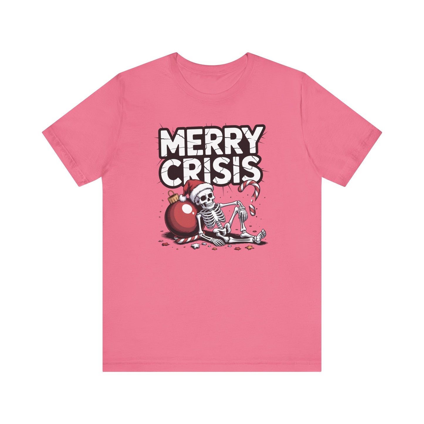 Merry Crisis | Dark Humor Christmas T-Shirt