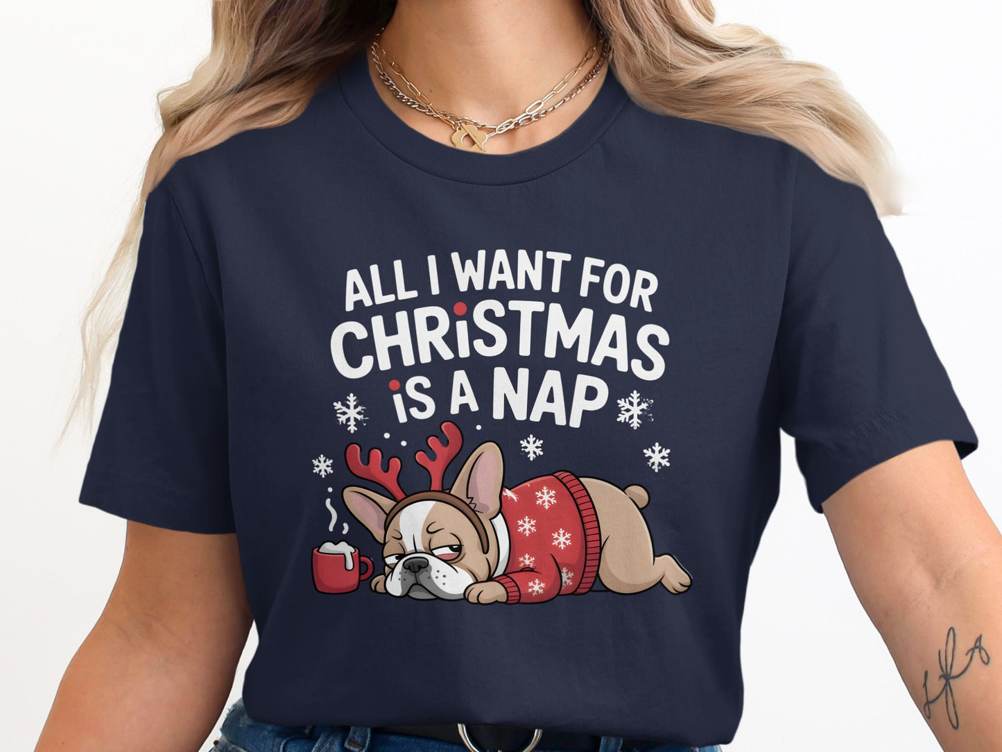 All I Want For Christmas Is A Nap T-shirt product