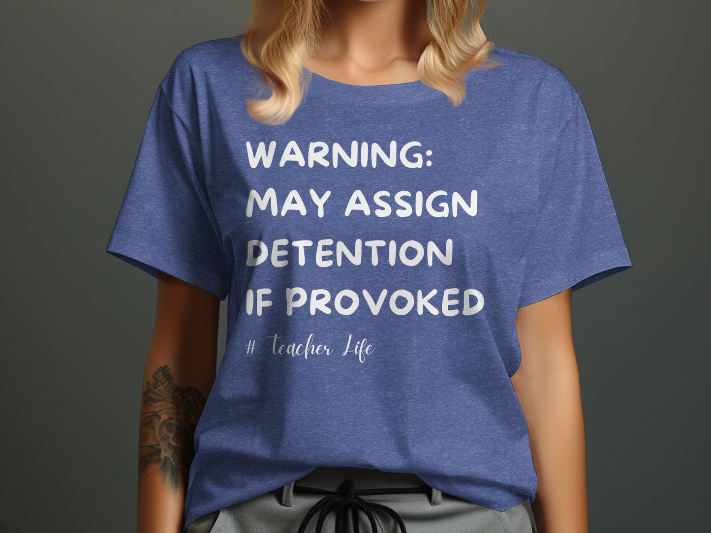 Fun Warning Quote Graphic Tee Shirt product