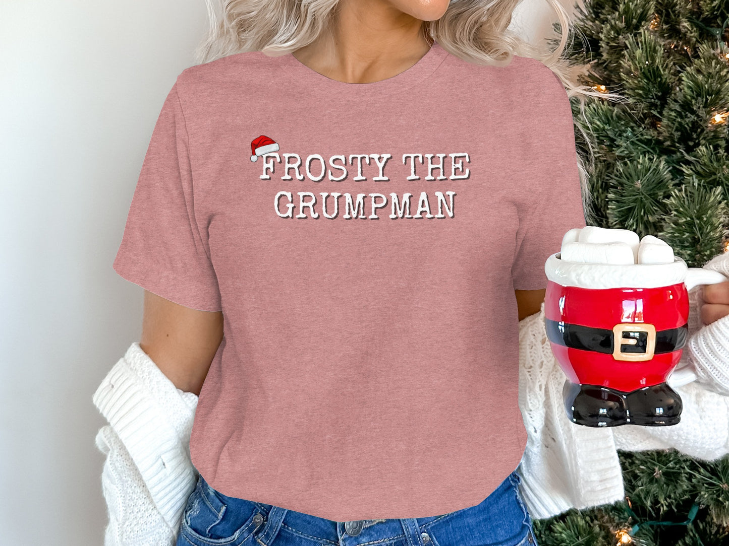 Frosty The Grumpman Holiday Shirt Festive Design