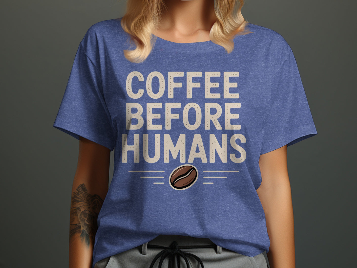 Coffee Before Humans Casual Graphic Tee product