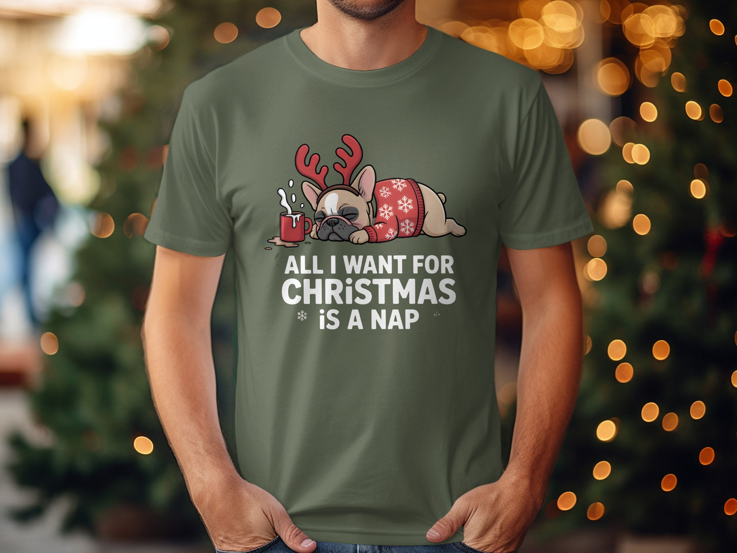 All I Want For Christmas Is A Nap T-shirt product type