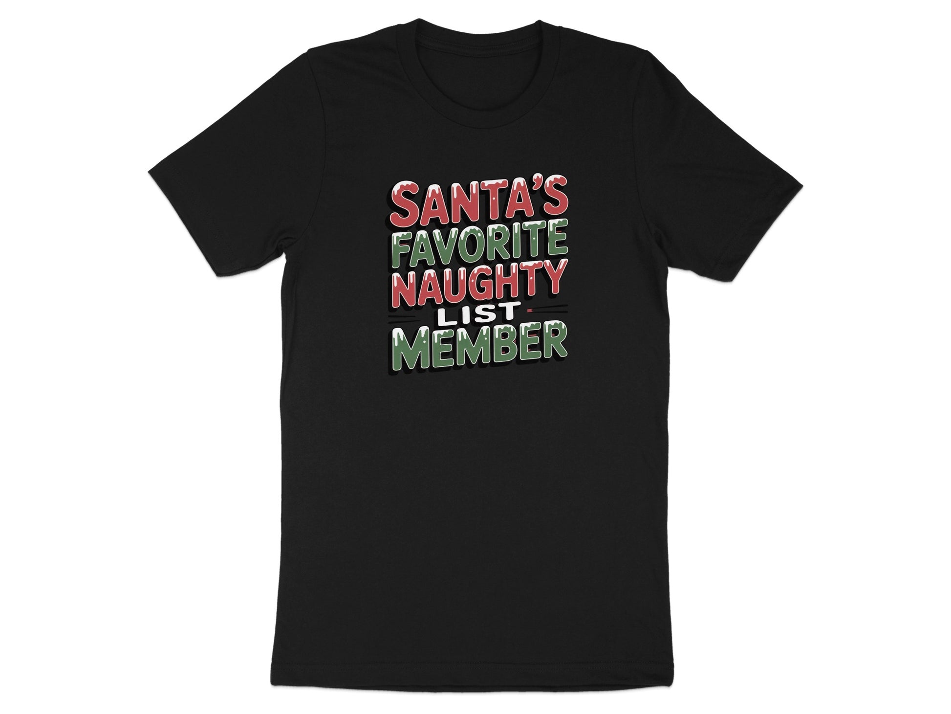 Santa's Favorite Naughty List Member T-Shirt product
