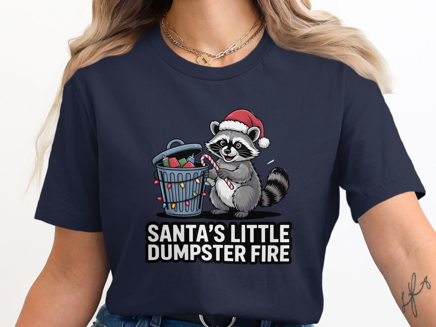 Santa's Little Dumpster Fire Graphic Tee product