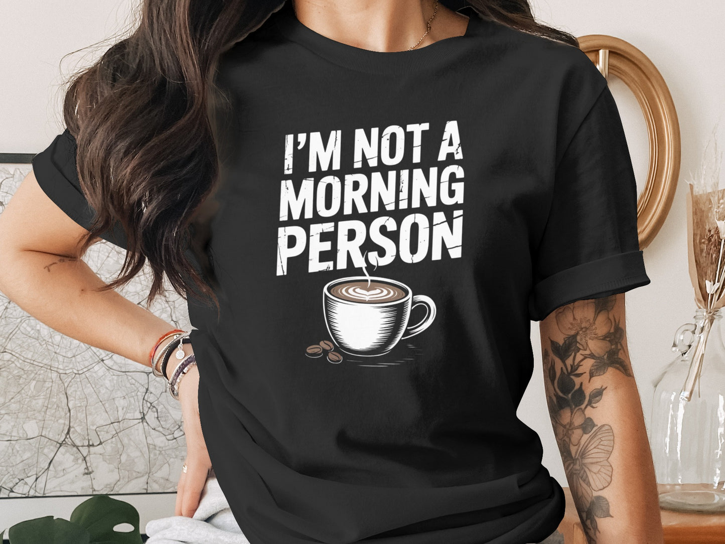 I'm Not a Morning Person Coffee Lover T-shirt product