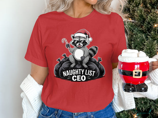 Naughty List CEO Christmas Shirt product type