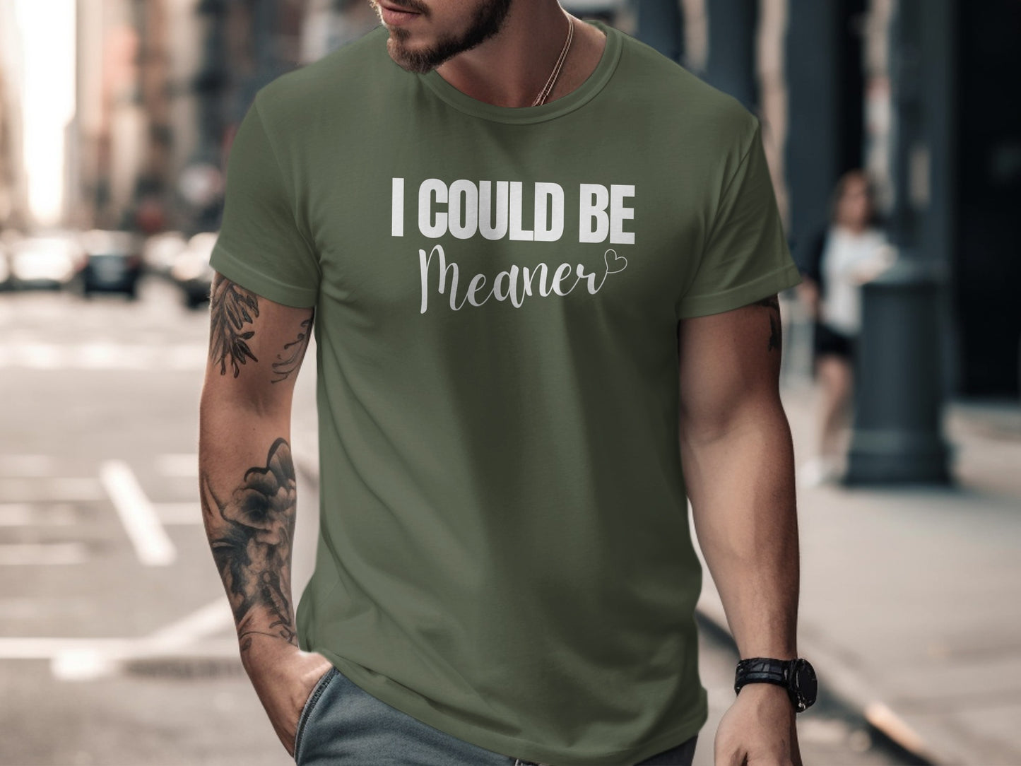 I Could Be Meaner Statement Shirt Product