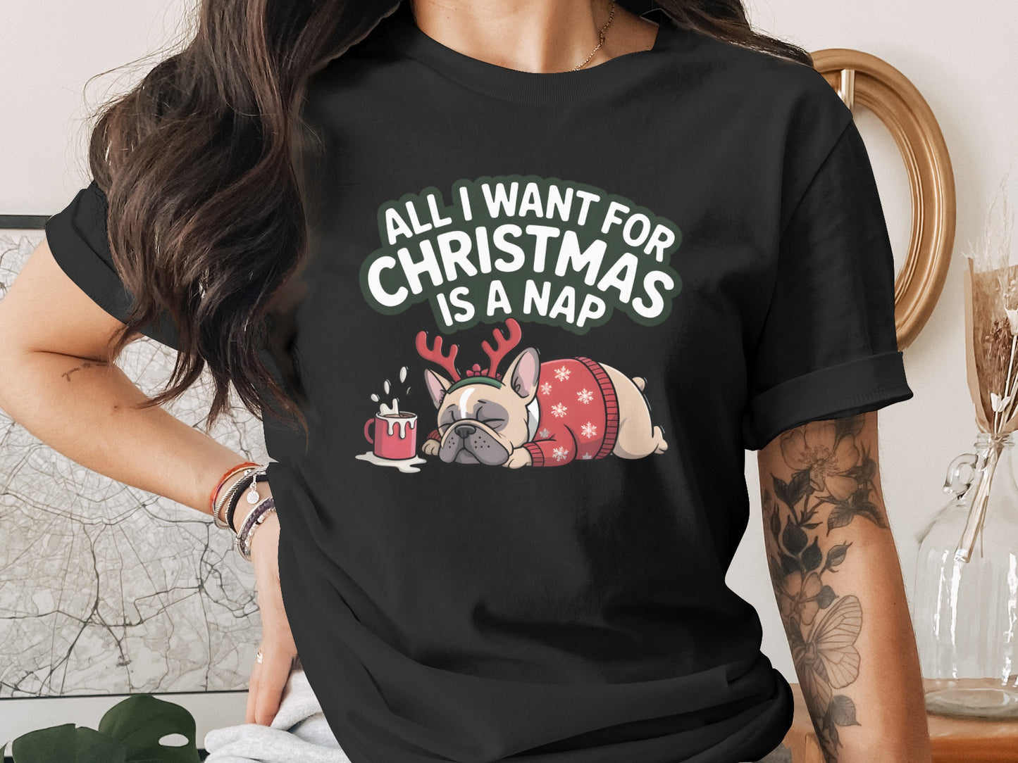 All I Want for Christmas Is a Nap T-shirt product