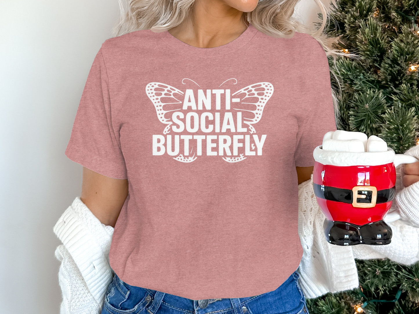 Anti-Social Butterfly Graphic Tee product