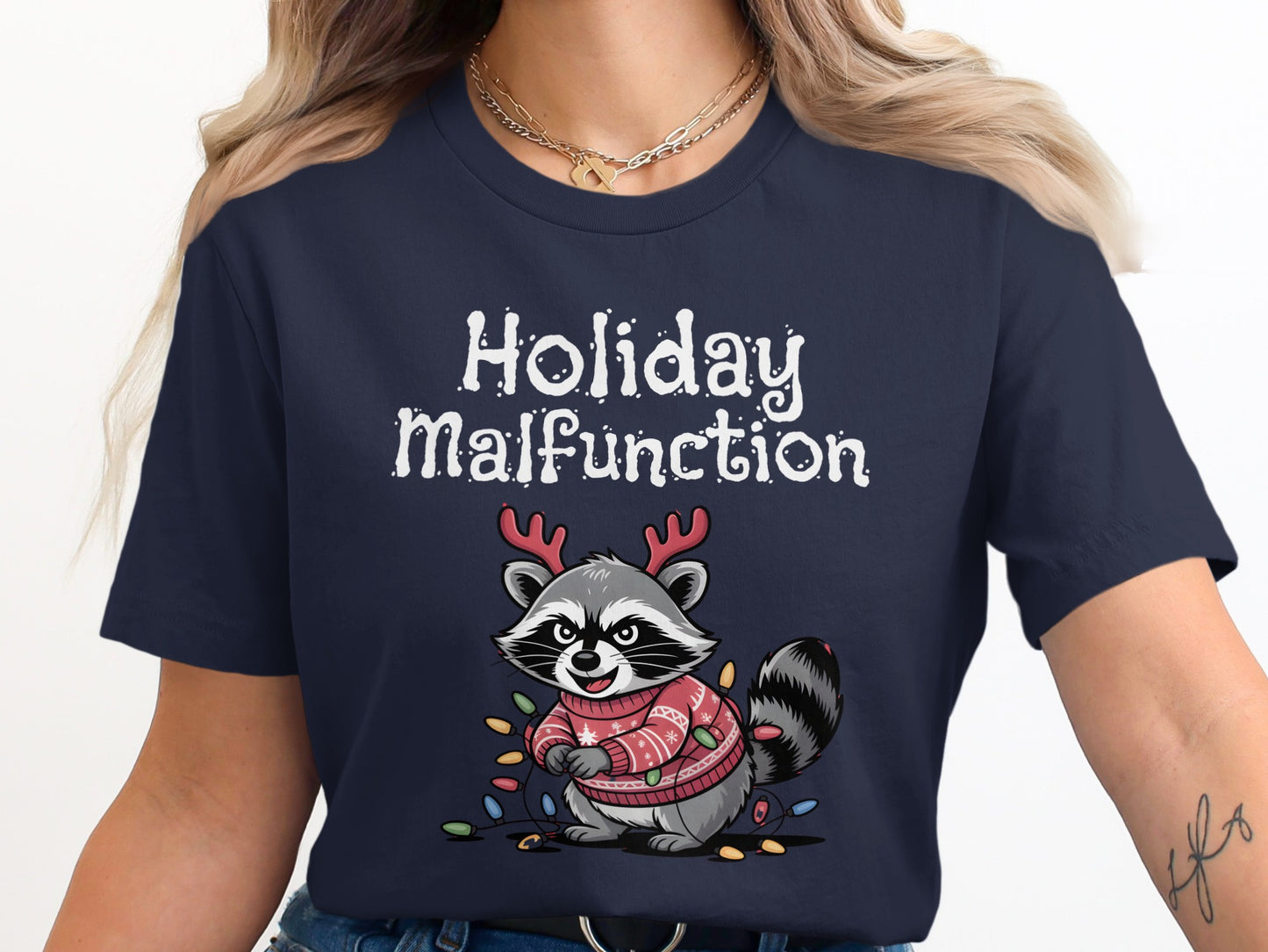 Holiday Malfunction with Racoon Printed product type