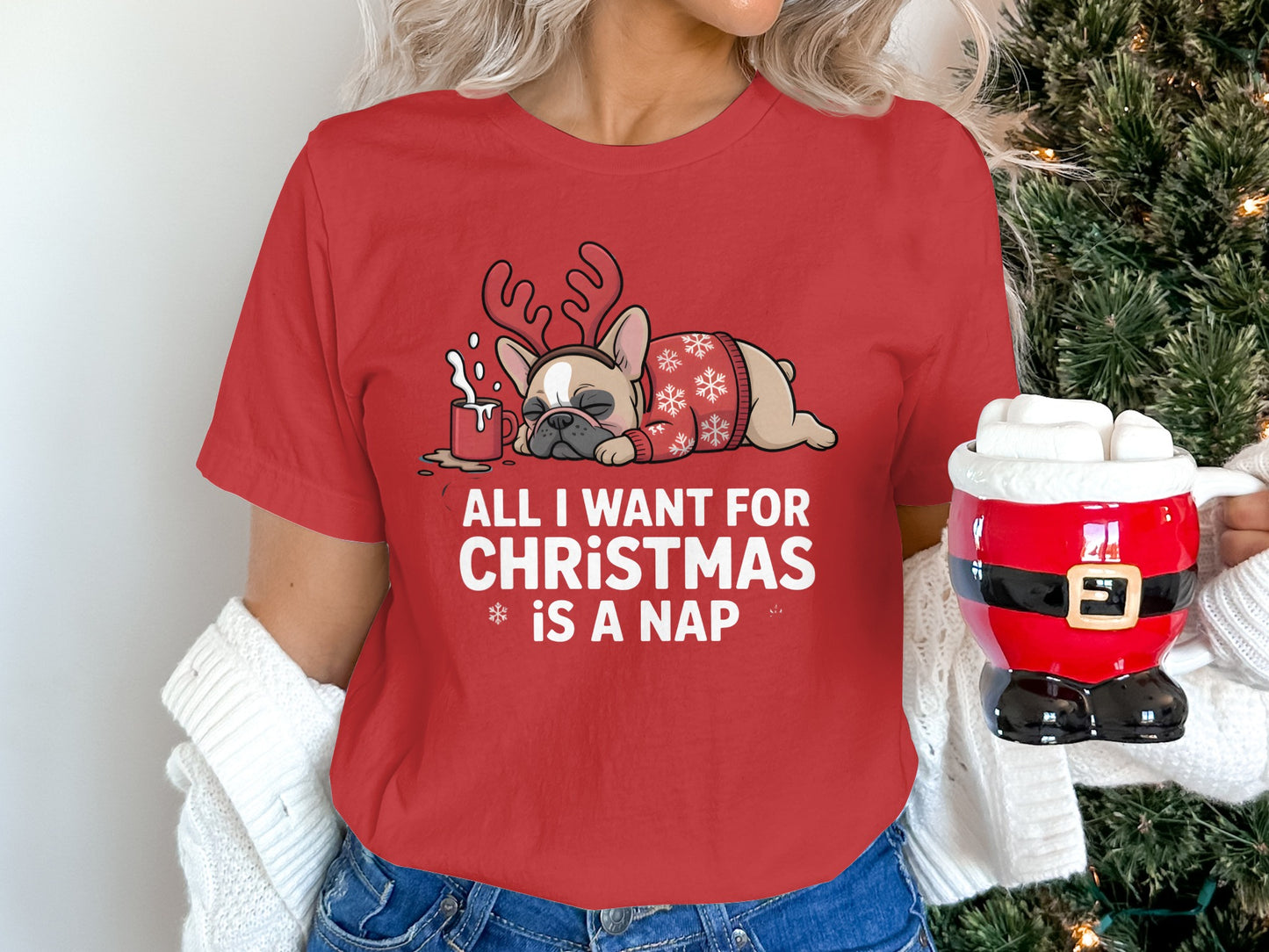 All I Want For Christmas Is A Nap Shirt product type