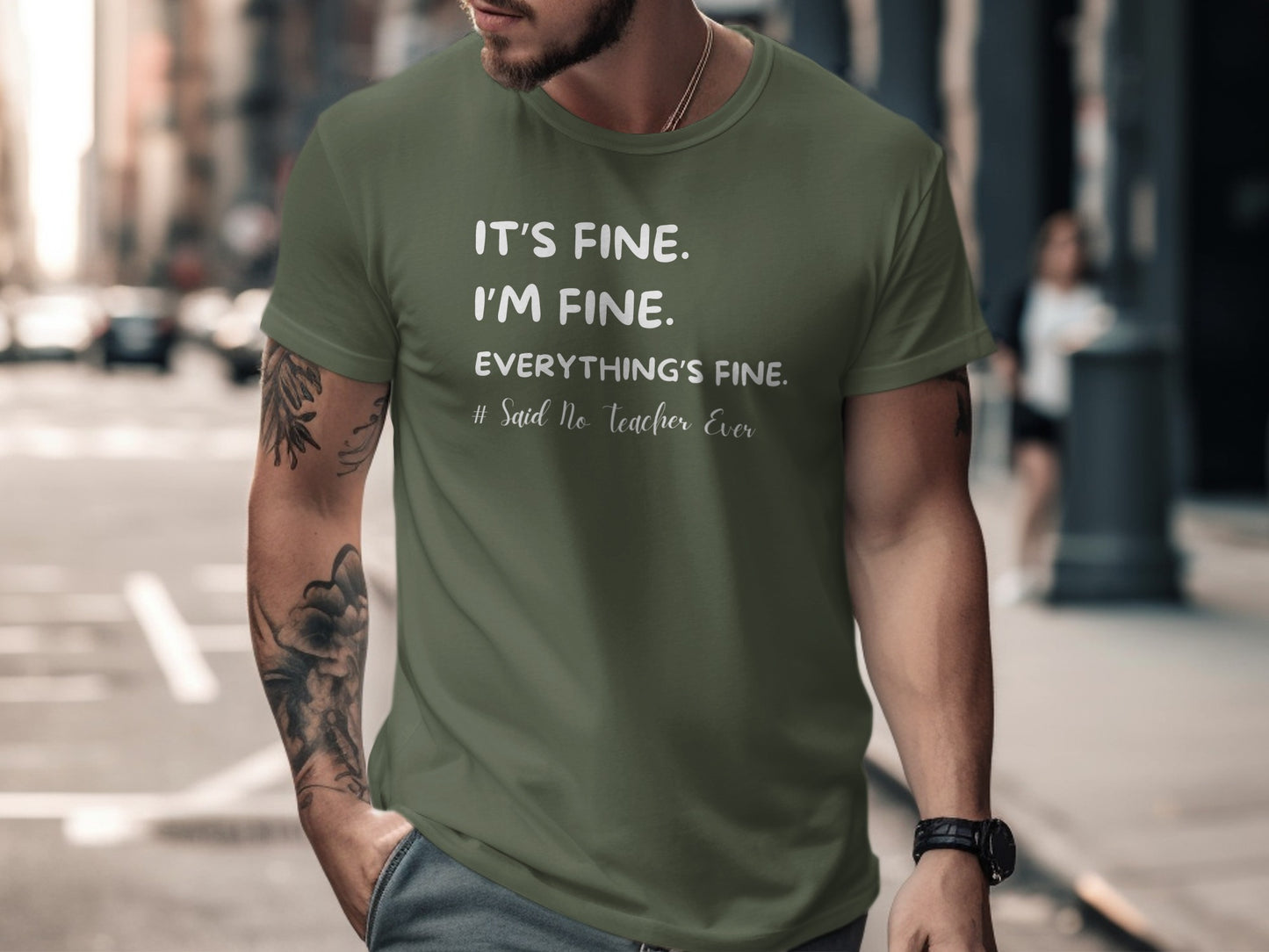 It's Fine I'm Fine Everything's Fine T-shirt product type