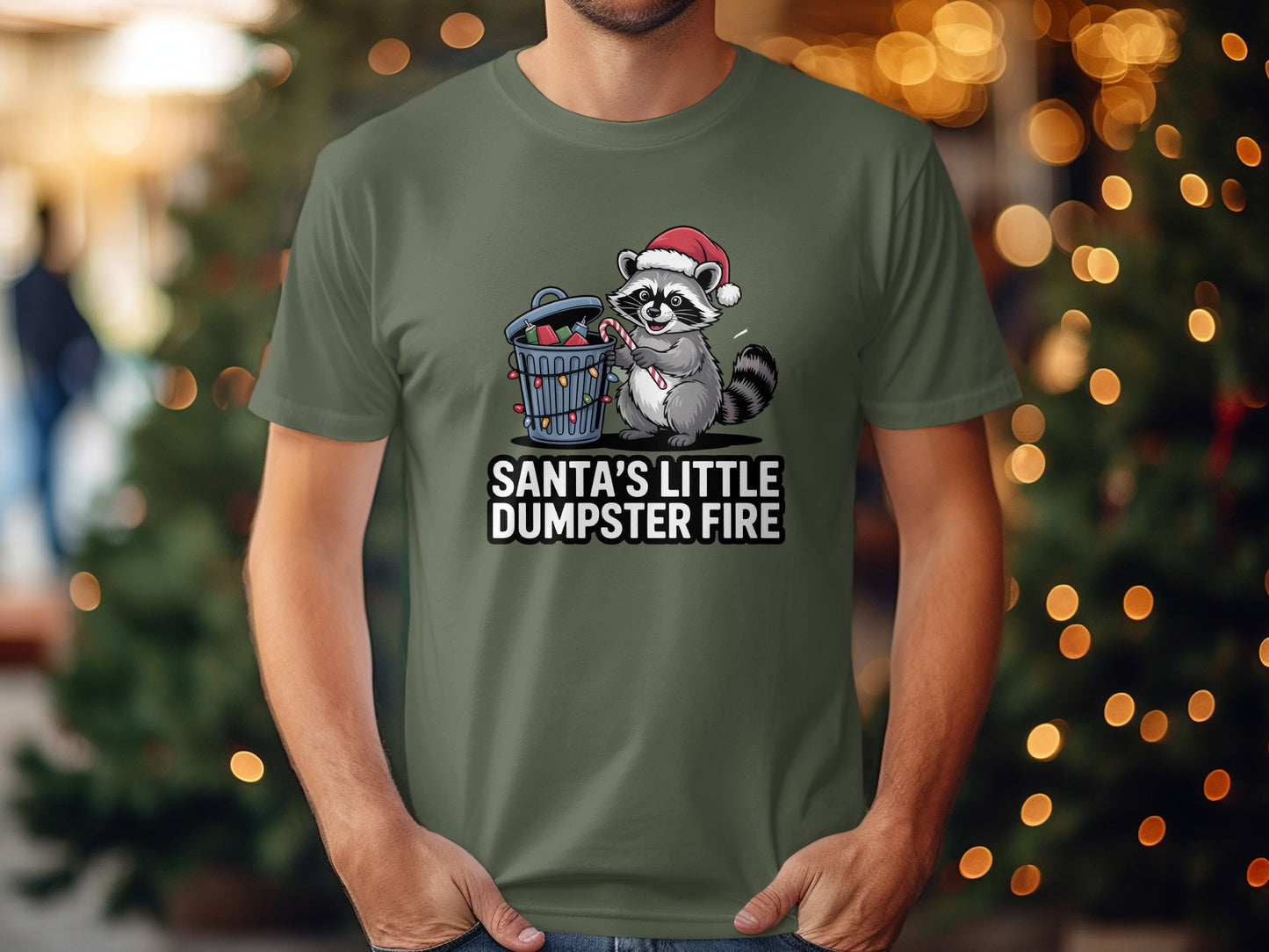 Santa's Little Dumpster Fire Graphic Tee product