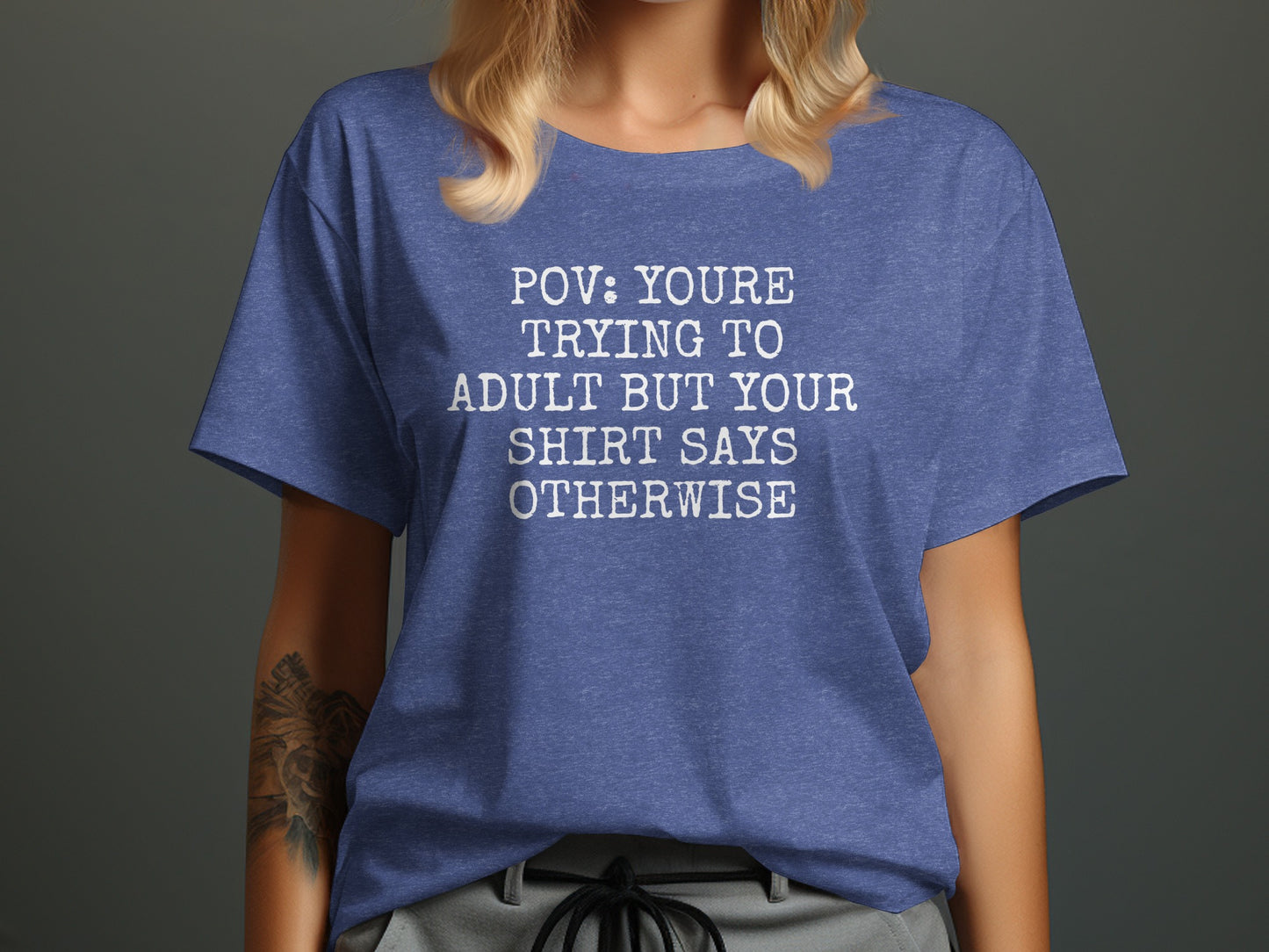 Funny Statement Shirt for Adults Trying to Figure It Out