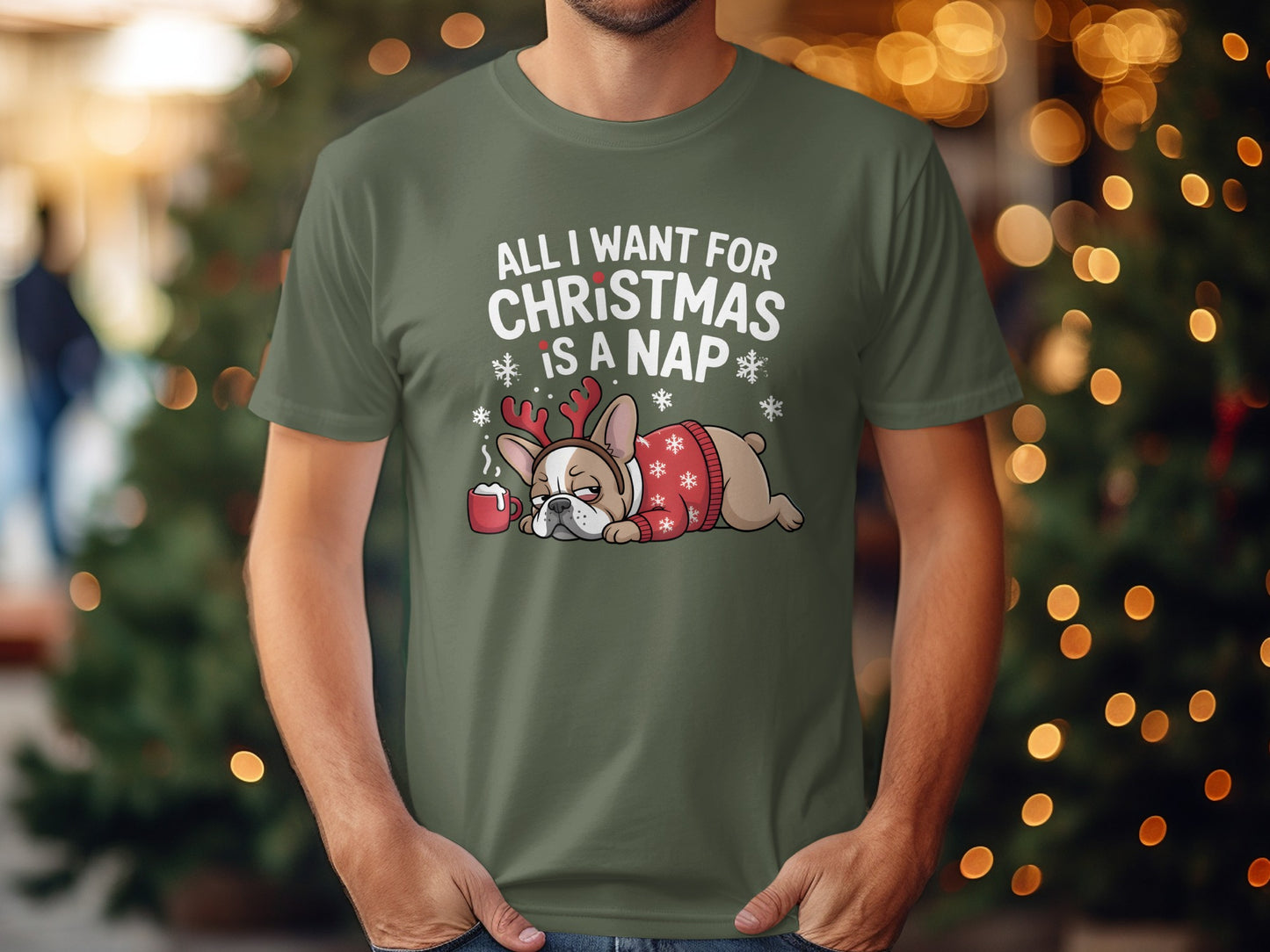 All I Want For Christmas Is A Nap Shirt product