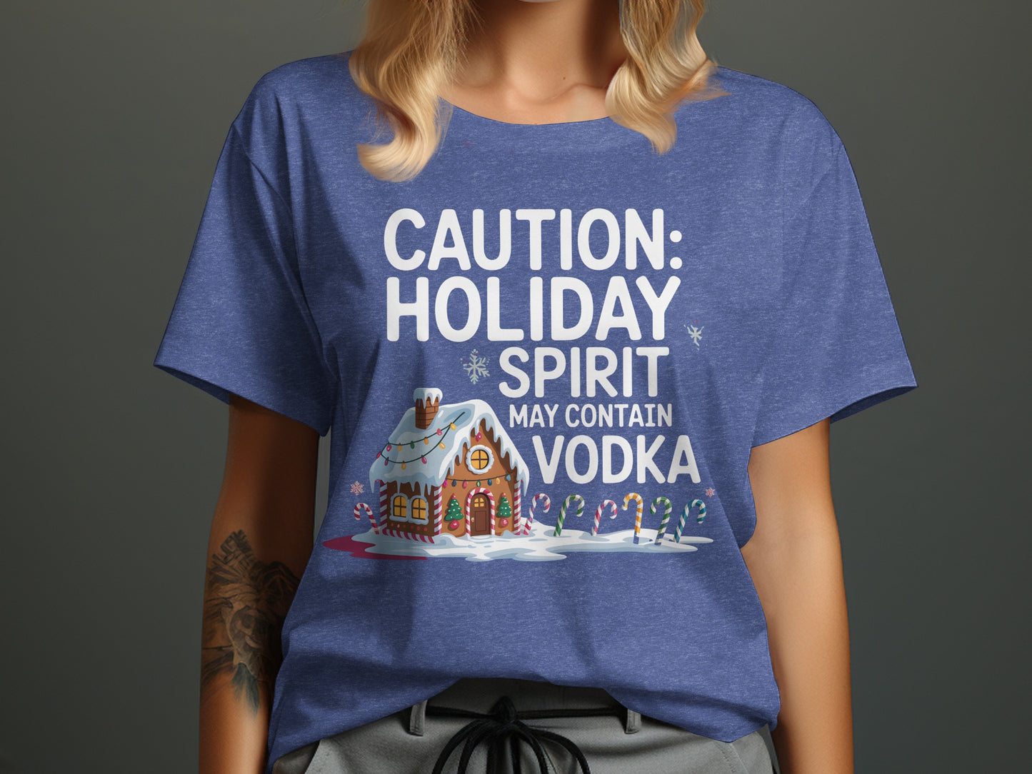 Caution Holiday Spirit May Contain Vodka product type