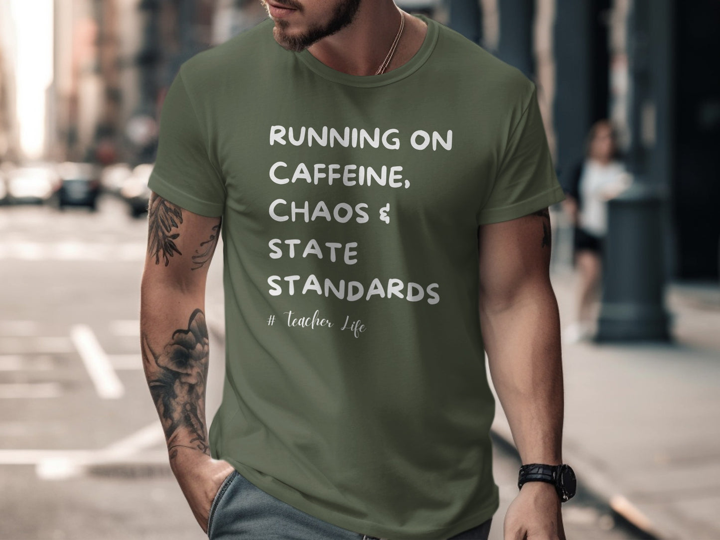 Running on Caffeine Chaos State Standards Shirt product