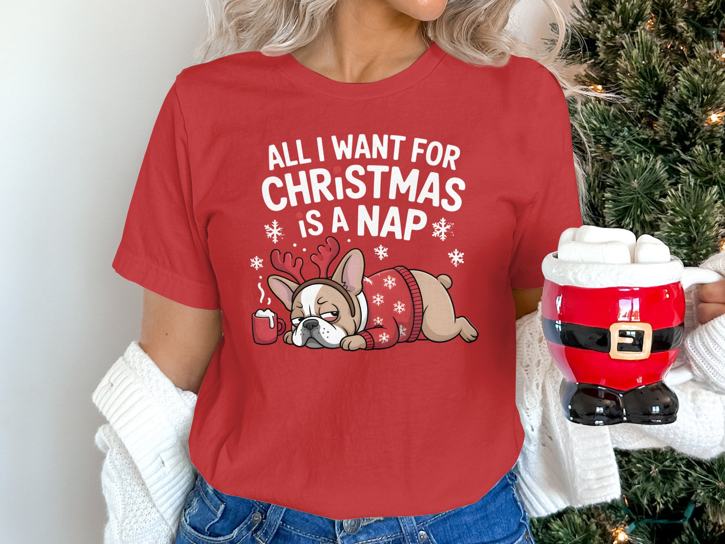 All I Want For Christmas Is A Nap Shirt product type