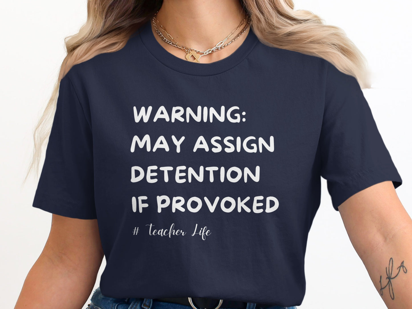 Warning May Assign Detention If Provoked product type