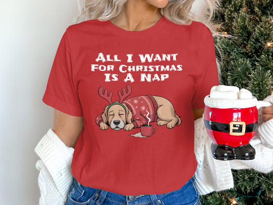 All I Want For Christmas Is A Nap T-Shirt product