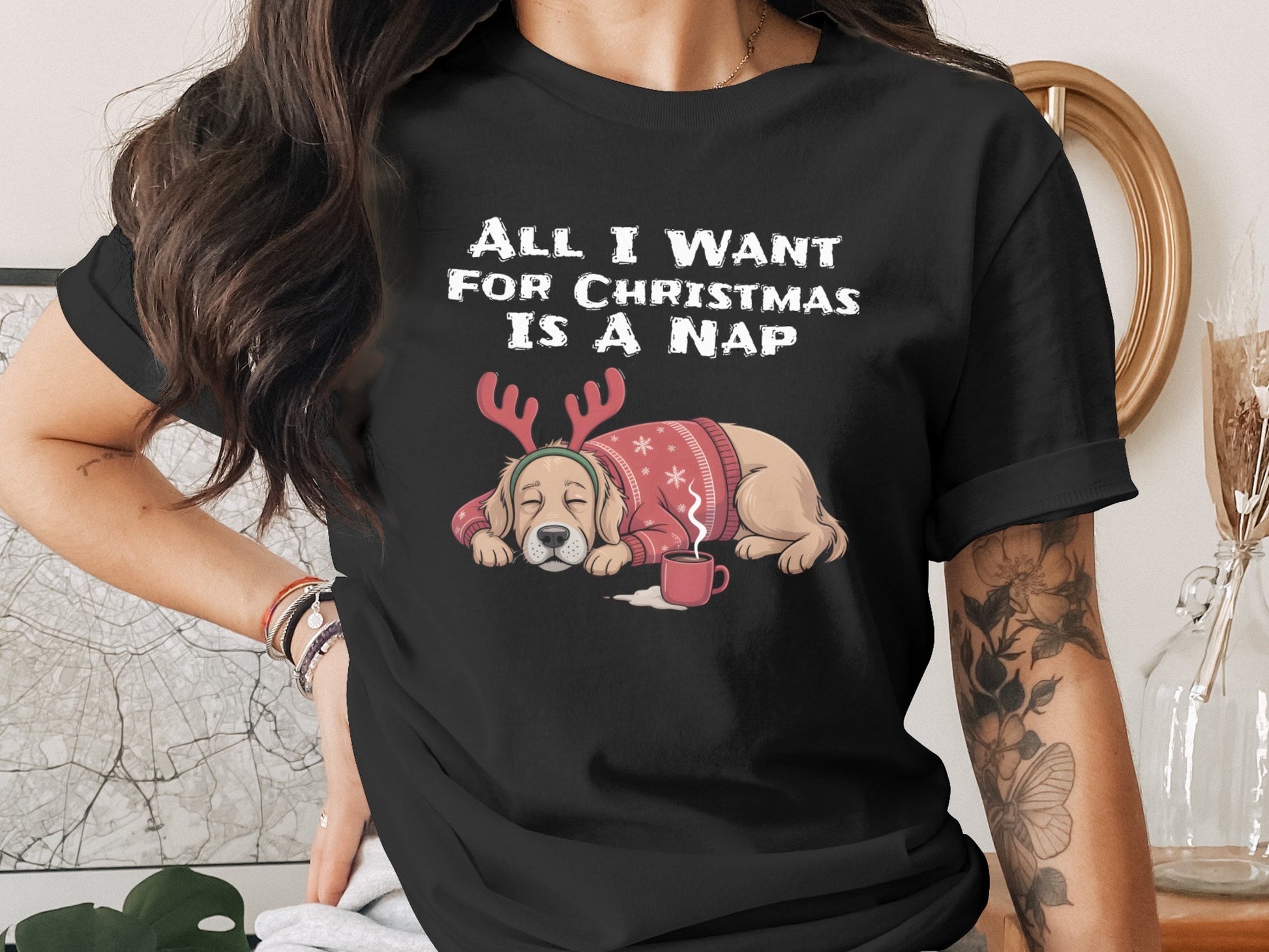 All I Want For Christmas Is A Nap T-Shirt product