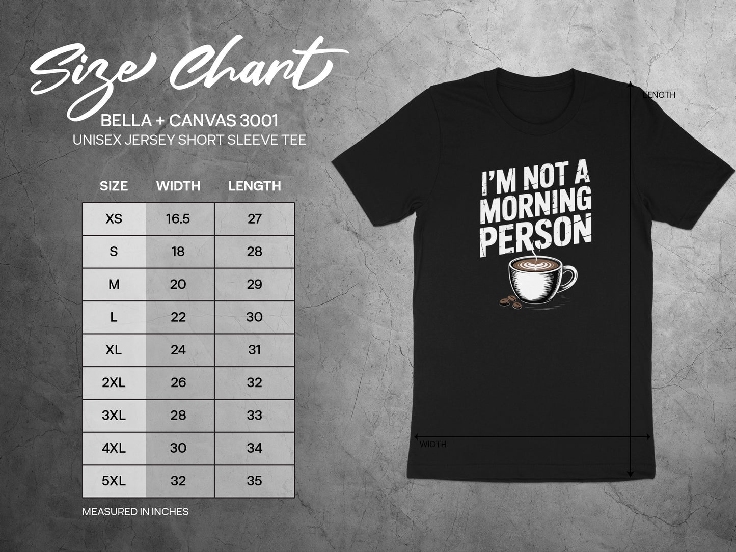 I'm Not a Morning Person Black Tee product