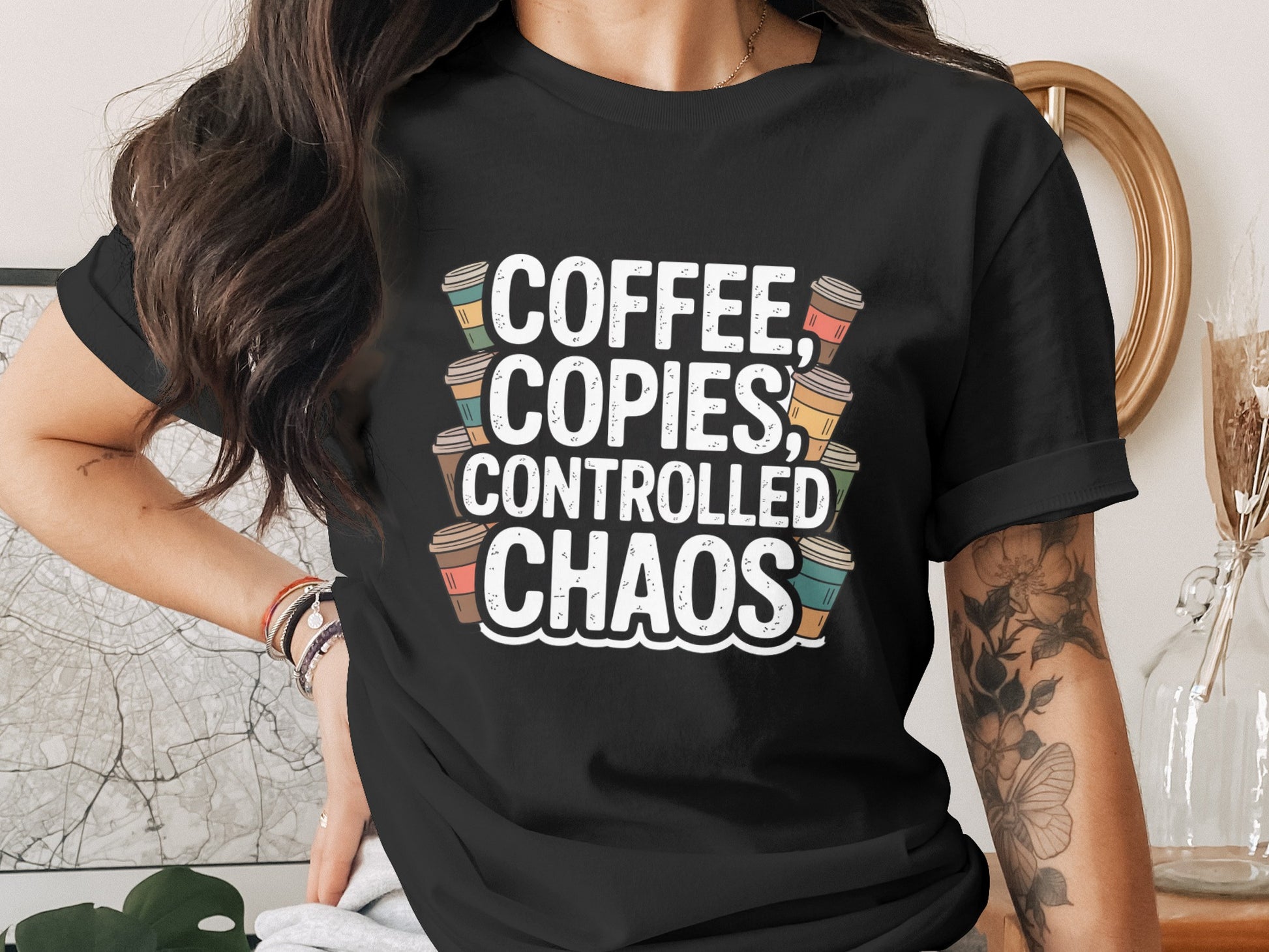 Coffee Copies Controlled Chaos Graphic Tee product type