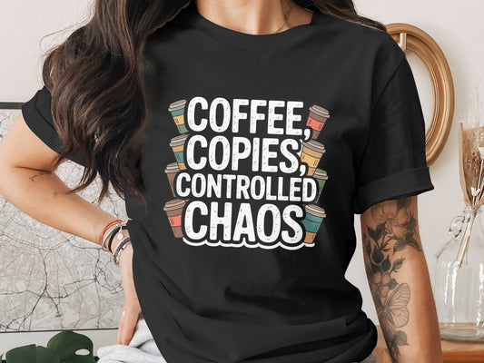 Coffee Copies Controlled Chaos Graphic Tee product type