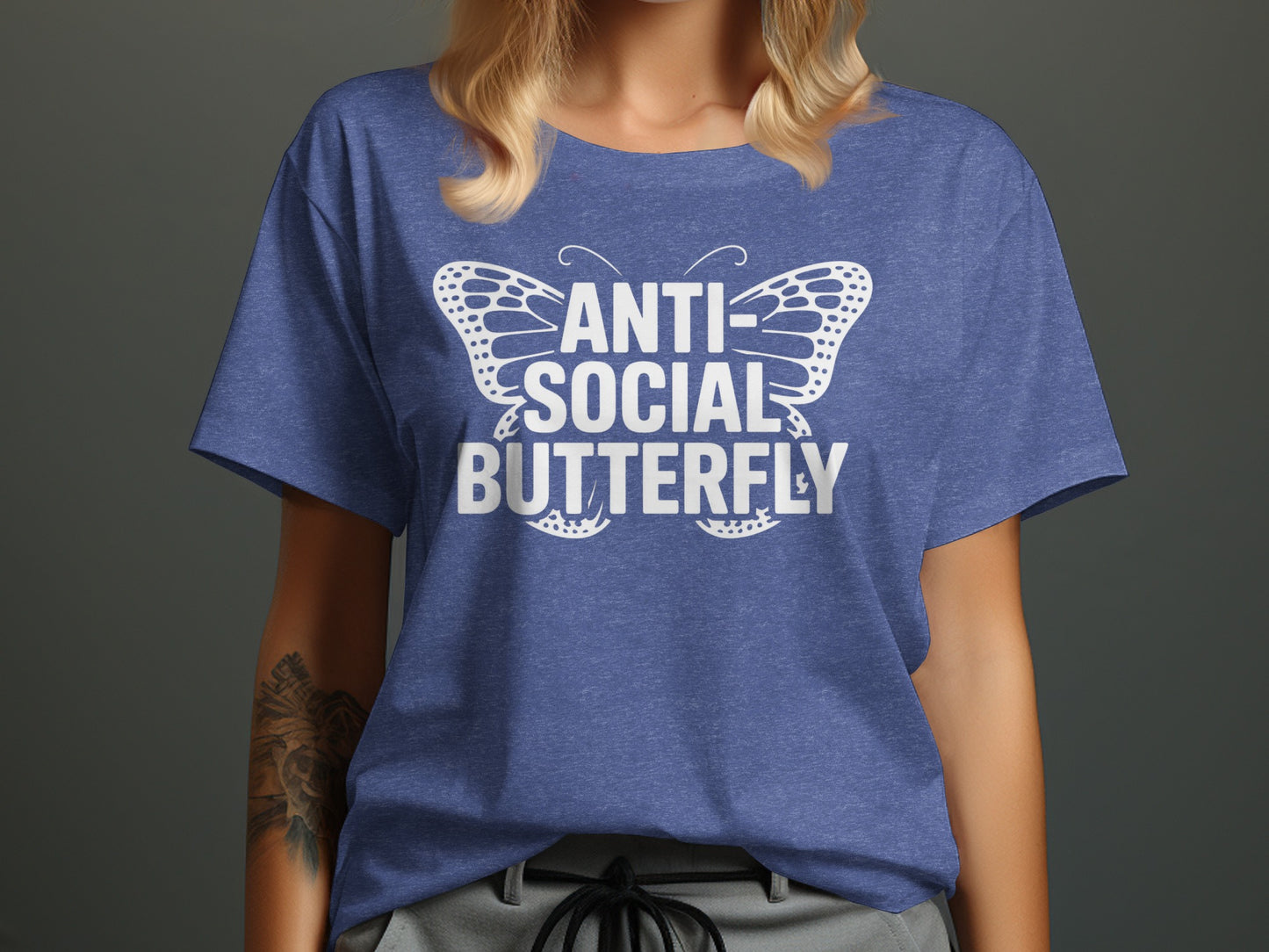 Anti Social Butterfly Graphic Tee product