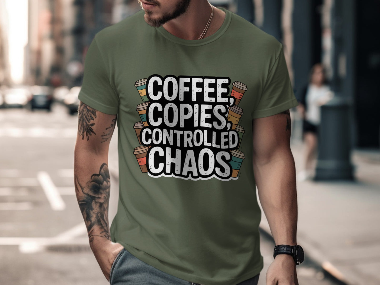 Coffee Copies Controlled Chaos Graphic T-shirt product