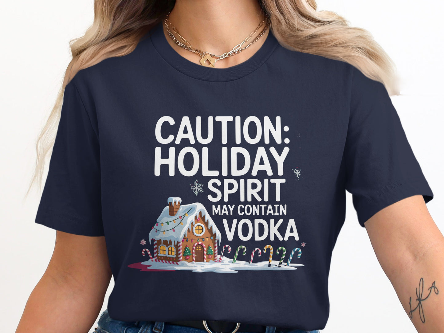 Caution Holiday Spirit May Contain Vodka product type