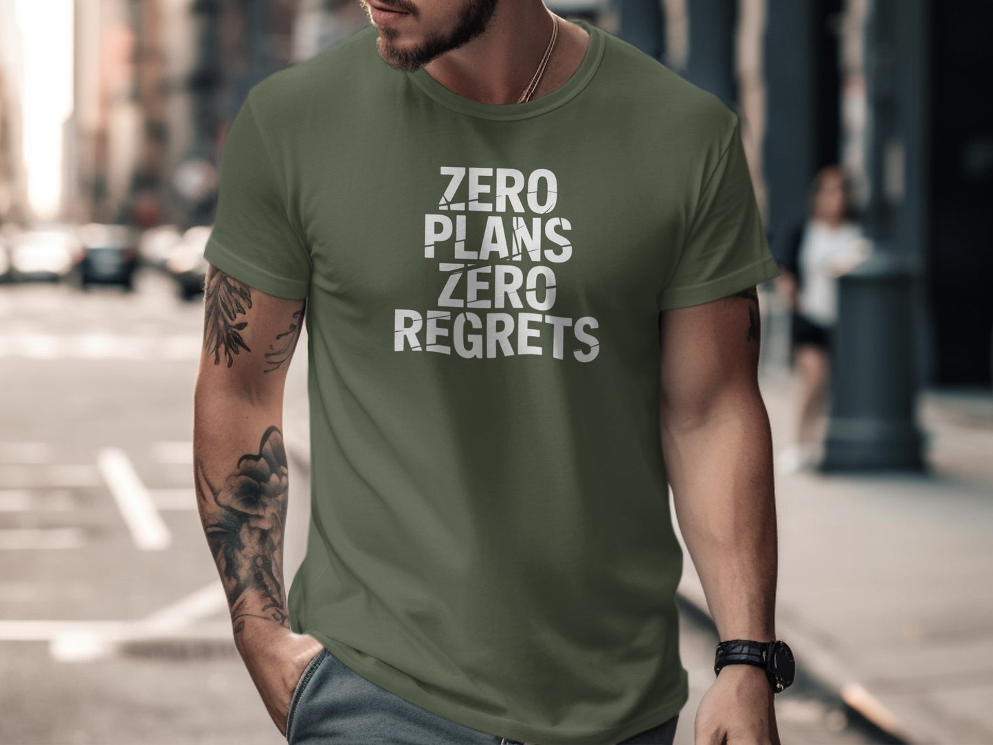 Zero Plans Zero Regrets Graphic T-shirt product