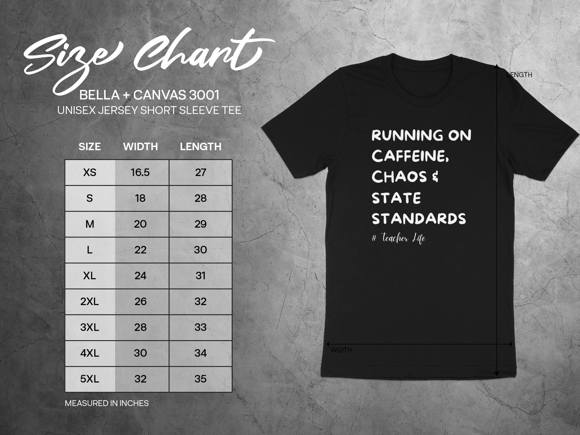 Running On Caffeine Chaos State Standards Tee product